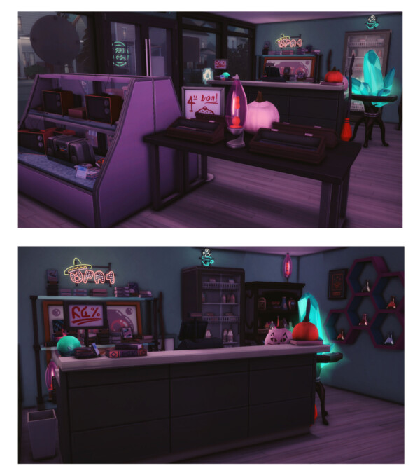 Neon Town  Witch Store from Wiz Creations