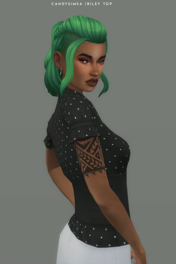 Riley Top from Candy Sims 4