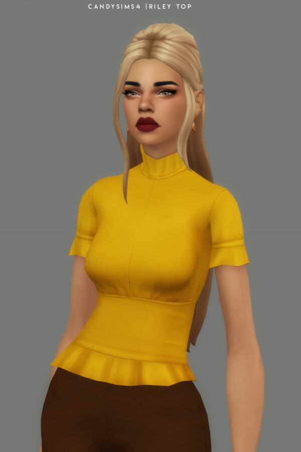 Riley Top from Candy Sims 4