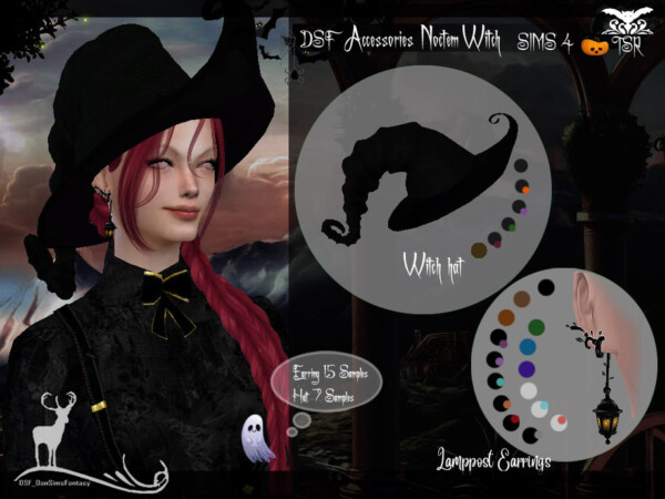 Accessories Noctem Witch by DanSimsFantasy from TSR