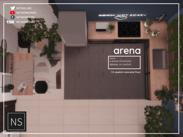 Arena Concrete Floor by Networksims from TSR