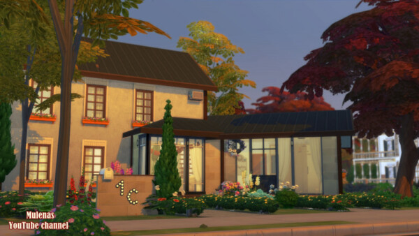 Autumn house from Sims 3 by Mulena