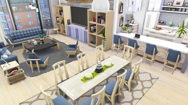 Big Family Apartment from Aveline Sims