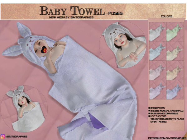 Baby Towel and Curtains from Simtographies