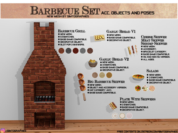 Barbecue Set from Simtographies