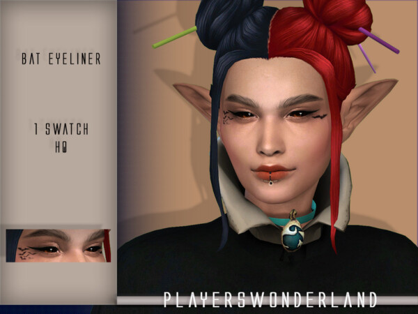 Bat Eyeliner by PlayersWonderland from TSR