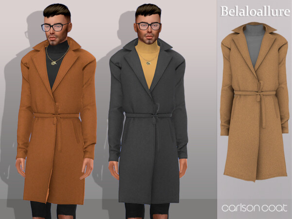 Belaloallure Carlson coat by belal1997 from TSR • Sims 4 Downloads