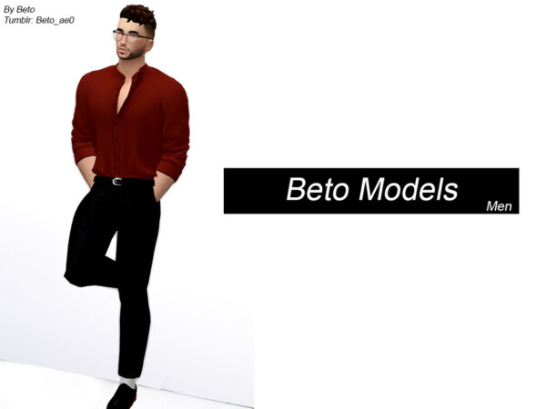 Beto Models Men Pose Pack by Beto ae0 from TSR