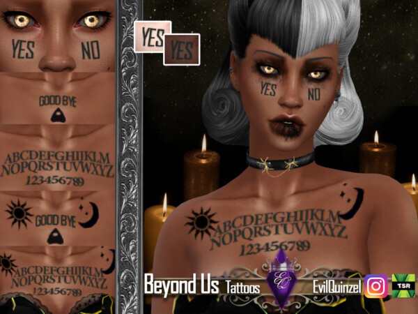 Beyond Us Tattoos by EvilQuinzel from TSR