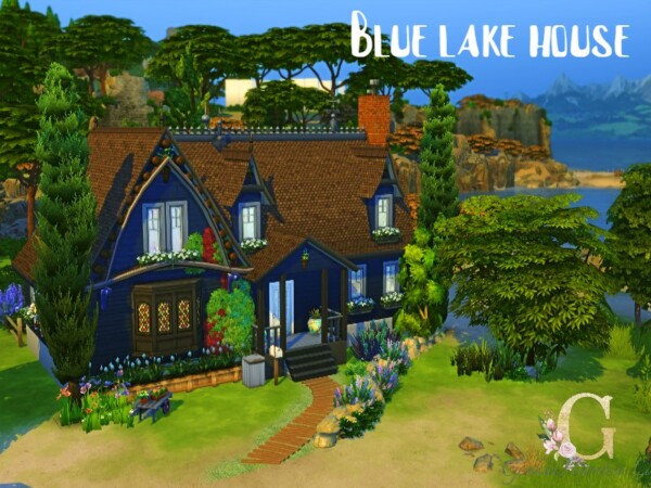 Blue lake house by GenkaiHaretsu from TSR