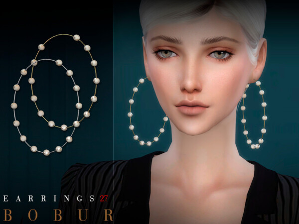 Earrings 27 by Bobur from TSR