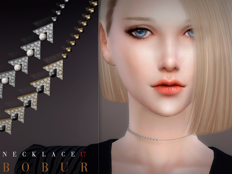 Necklace 17 by Bobur from TSR â€¢ Sims 4 Downloads