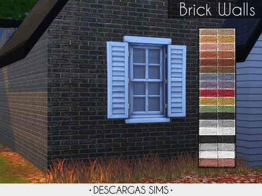 Brick Walls from Descargas Sims