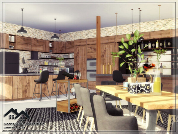 Concors  Kitchen by marychabb from TSR