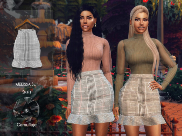 Melissa Set Skirt by Camuflaje from TSR