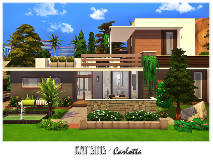 Carlotta house by Ray_Sims from TSR • Sims 4 Downloads