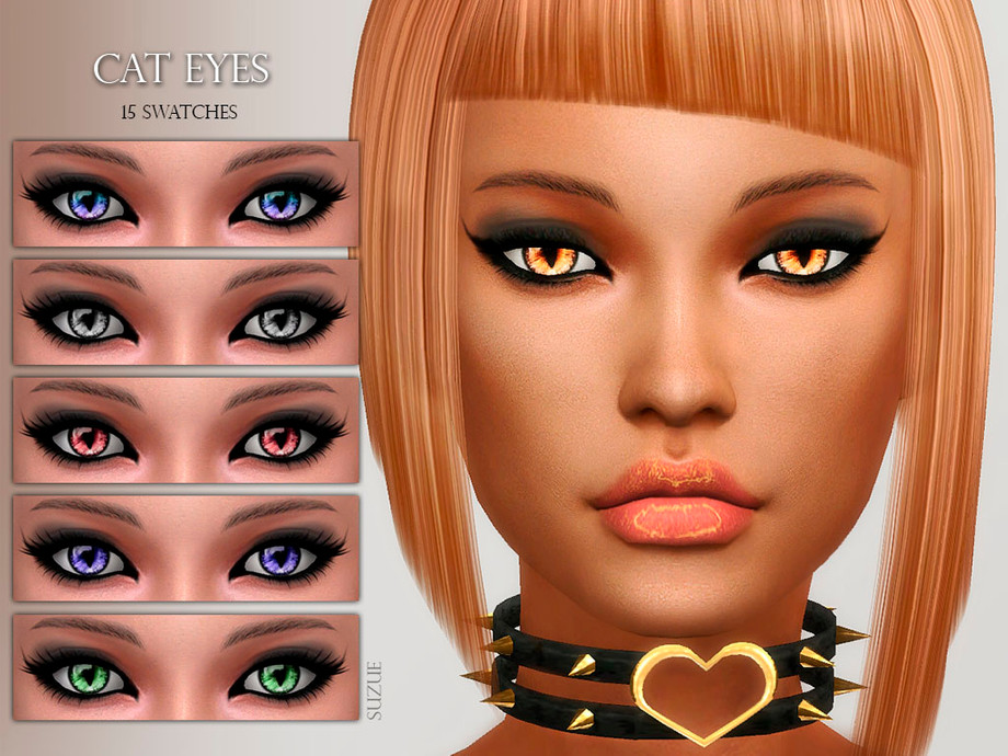 Cat Eyes N17 by Suzue from TSR â€¢ Sims 4 Downloads