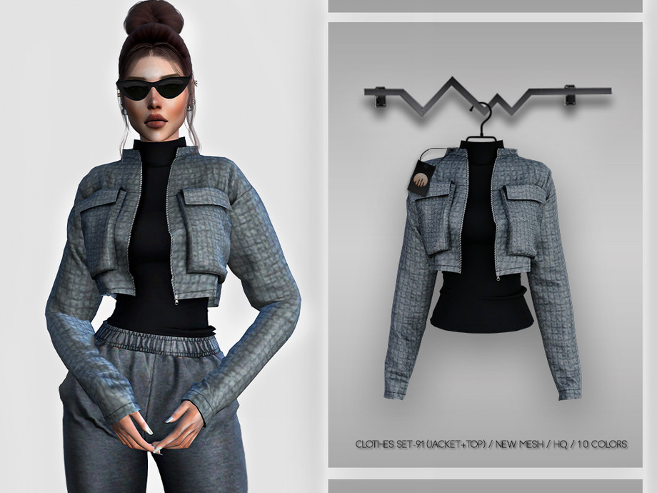 Clothes Set 91 by busra-tr from TSR • Sims 4 Downloads