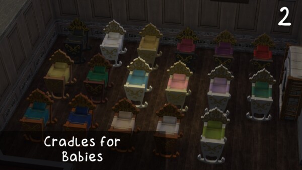 Cradles for Babies by Zazarus from Mod The Sims