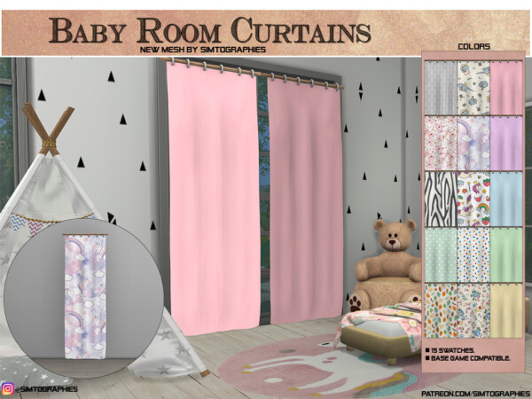 Baby Towel and Curtains from Simtographies