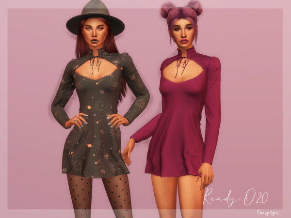 Dress DR362 by Laupipi from TSR • Sims 4 Downloads
