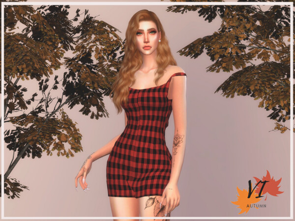 Dress II   Autumn VI by Viy Sims from TSR