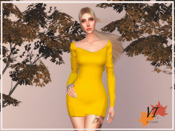 Dress III Autumn VI by Viy Sims from TSR