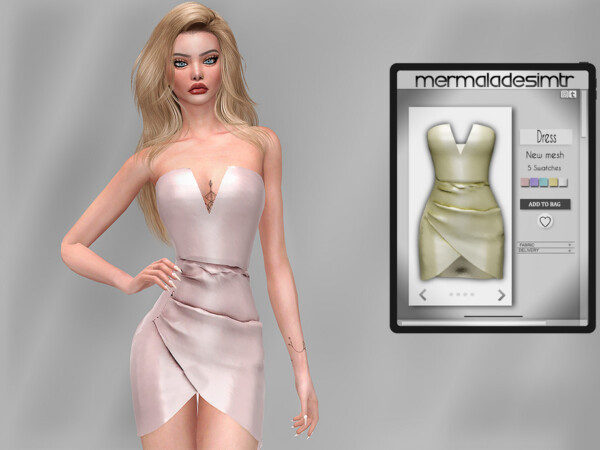 Dress MC76 by mermaladesimtr from TSR
