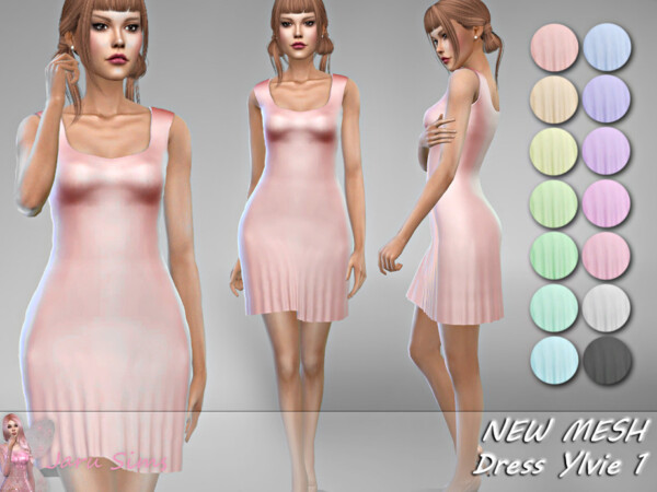 Dress Ylvie 1 by Jaru Sims from TSR