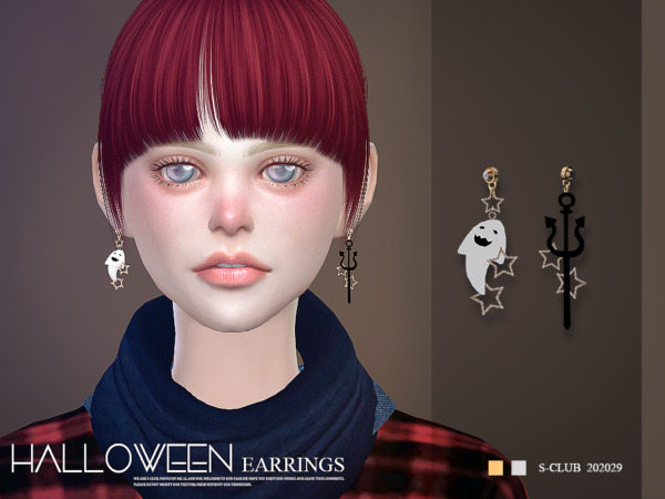 Earrings 202029 by S Club from TSR
