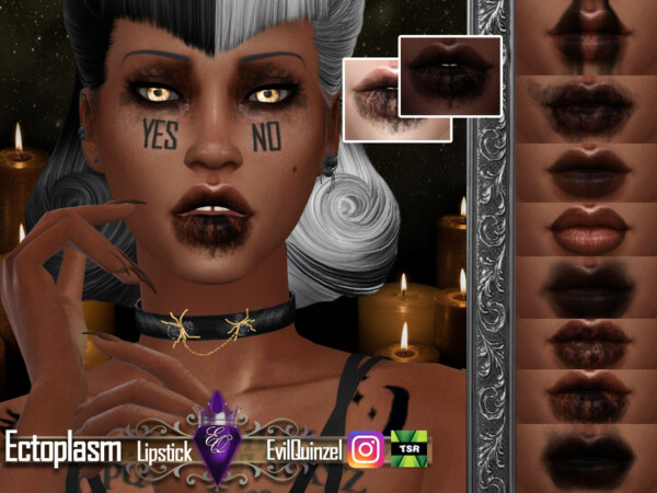 Ectoplasm Lipstick by EvilQuinzel from TSR