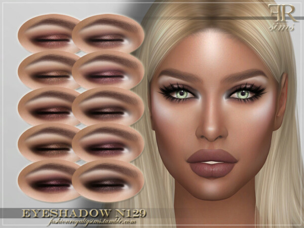 Eyeshadow N129 by FashionRoyaltySims from TSR
