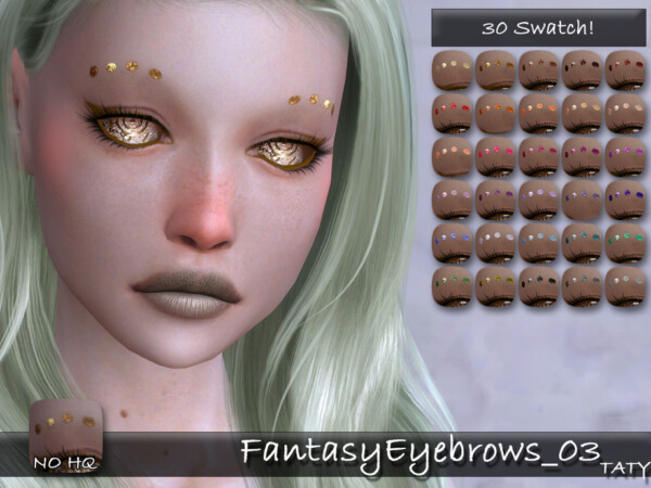 Fantasy Eyebrows 03 by tatygagg from TSR