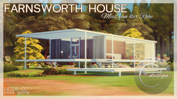Farnsworth House from Cross Design
