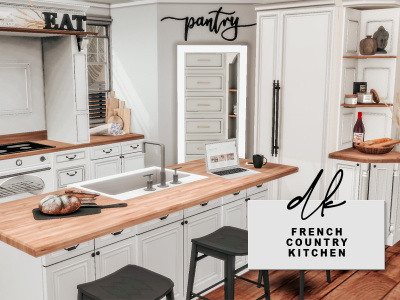French Country Kitchen from DK Sims