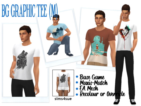 Graphic Tee from Sims 4 Sue