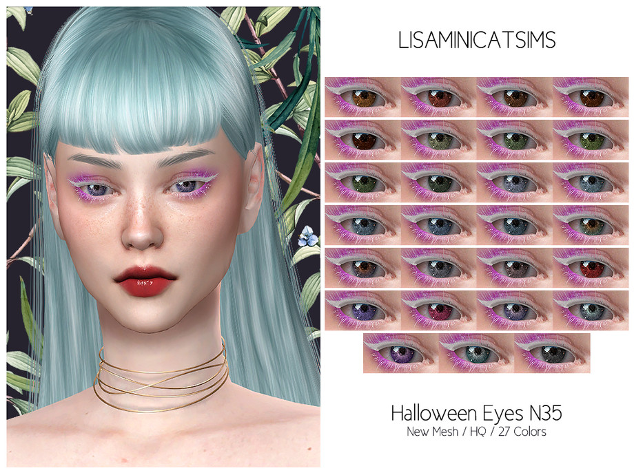 Halloowen Eyes N35 By Lisaminicatsims From Tsr Sims 4 Downloads