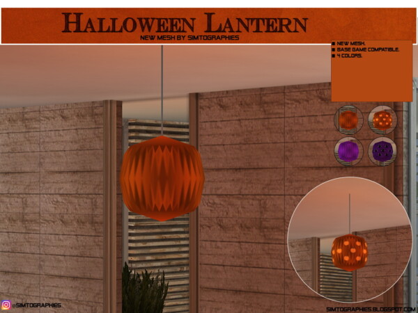 Hallloween Walls, Lantern and Pumpkin Ring from Simtographies
