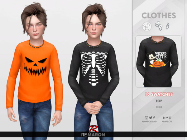 Halloween Shirt for Child 01 by remaron from TSR