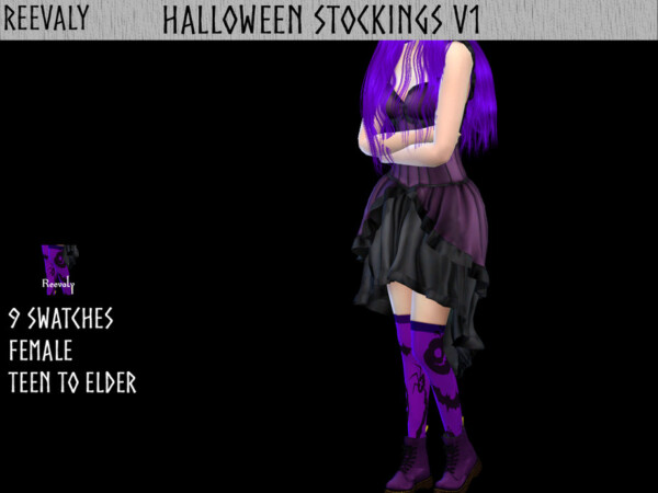 Halloween Stockings V1 by Reevaly from TSR