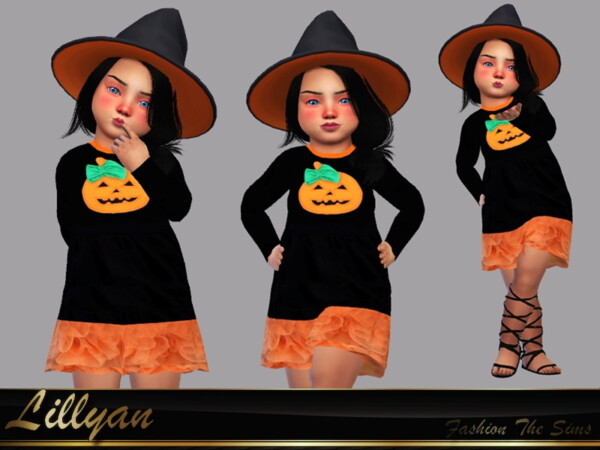 Halloween dress baby by LYLLYAN from TSR