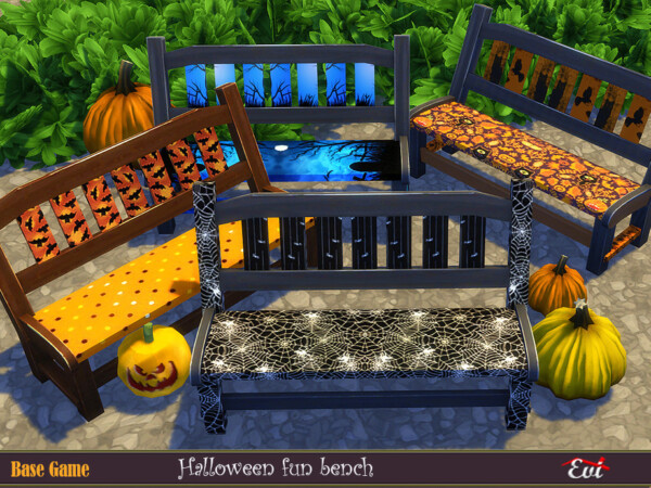 Halloween fun bench by evi from TSR