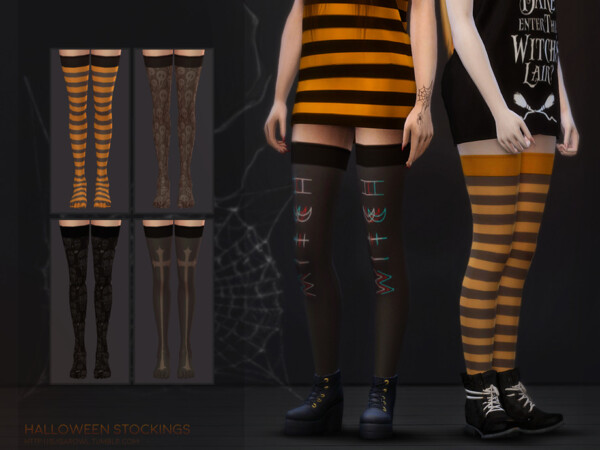 Halloween stockings by  sugar owl from TSR
