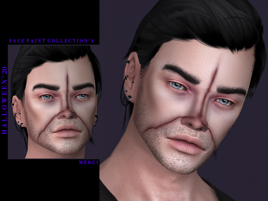 the sims 4 war paint make up