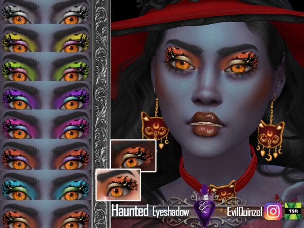 Haunted Eyeshadow by EvilQuinzel from TSR