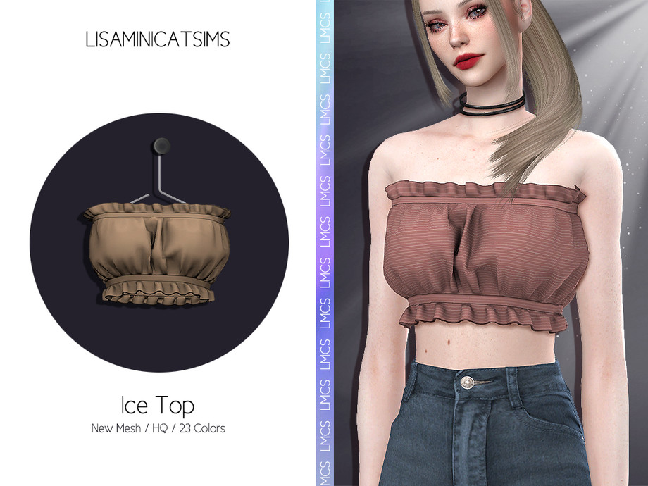 Ice Top By Lisaminicatsims From Tsr Sims 4 Downloads