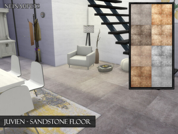 Juvien Sandstone Tile Flooring by neinahpets from TSR