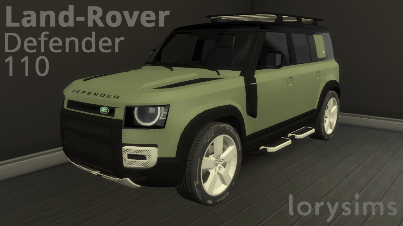 Land Rover Defender 110 from Lory Sims • Sims 4 Downloads