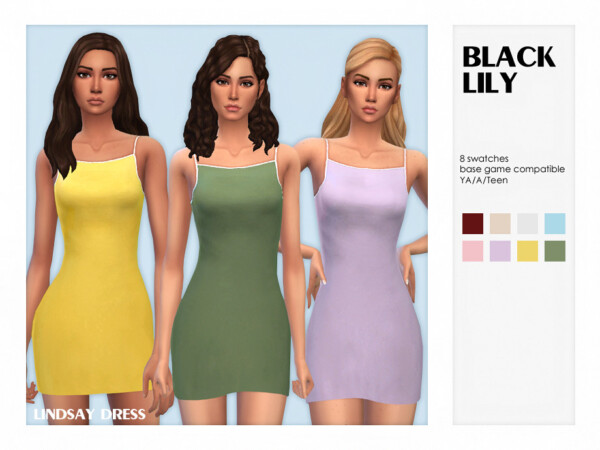 Lindsay Dress by Black Lily from TSR