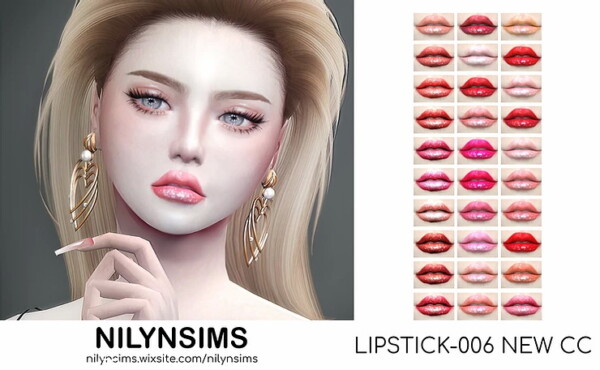 Lipstick 006 from Nilyn Sims 4